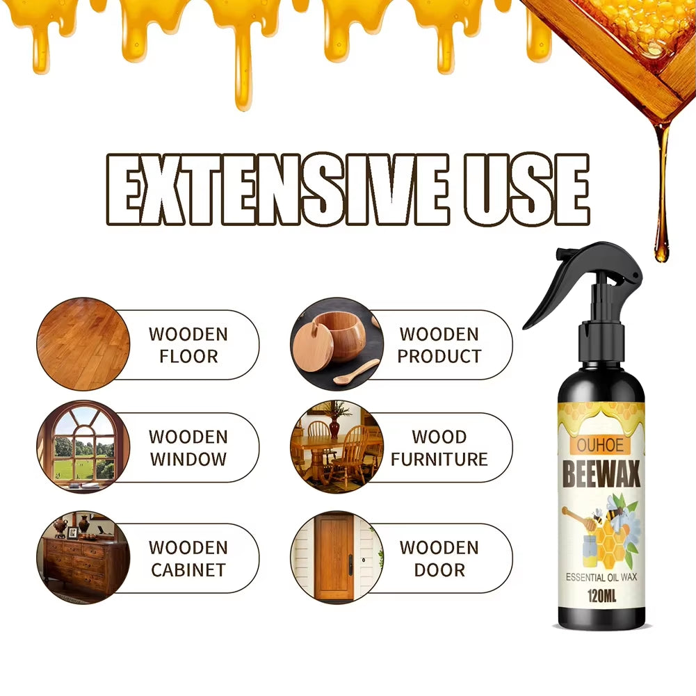 Revitalize Your Furniture with Our Multipurpose Beeswax Spray - Ultimate Protection and Shine for Wood Surfaces