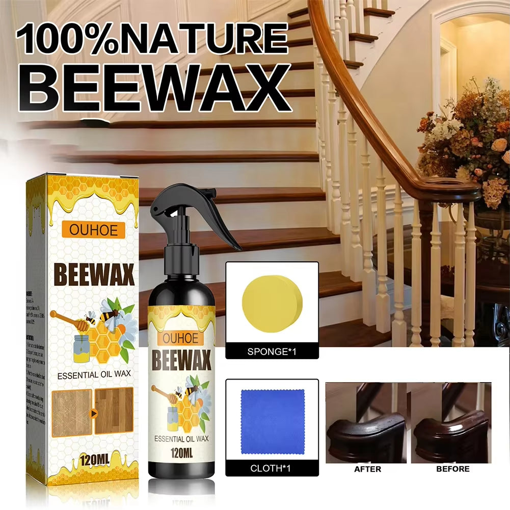 Revitalize Your Furniture with Our Multipurpose Beeswax Spray - Ultimate Protection and Shine for Wood Surfaces